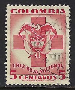 Colombia RA49 VFU RED CROSS Z4607