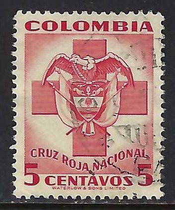 Colombia RA49 VFU RED CROSS Z4607