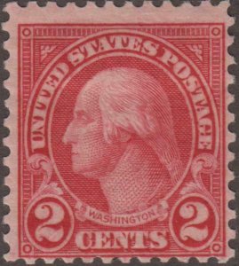 US Stamp #595 Mint Hinged 595120618