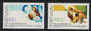 Portugal 750th Anniversary of St Anthony of Lisbon 2v 1981 MNH SG#1845-1846