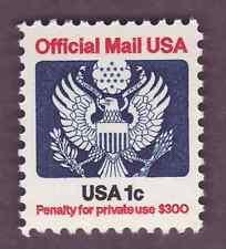 SCOTT # O127  1 CENT OFFICIAL MAIL MINT NEVER HINGED GEM