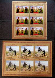 RUSSIA Sc 7786-9 NH MINISHEETS OF 2016 - MODERN ART - (GA25)