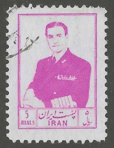 Persia, stamp, Scott#1032, used, hinged,  5R,  postmark,