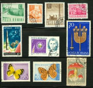 Romania Assorted Vintage Stamps
