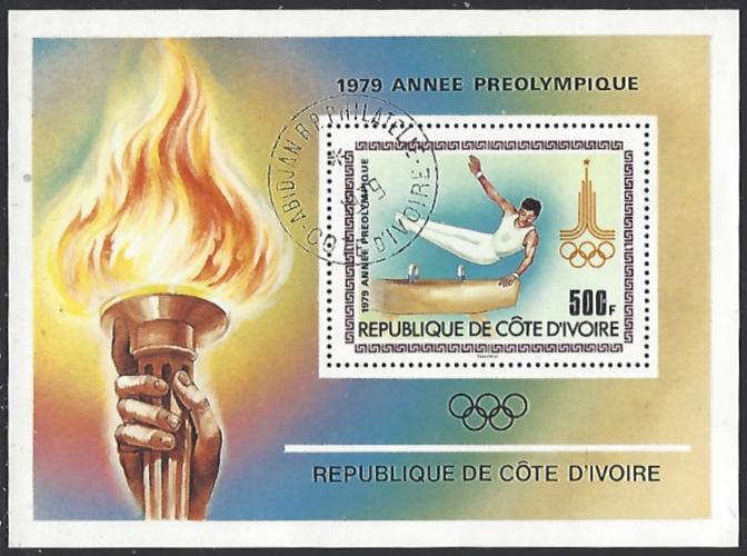 Ivory Coast #527 CTO (Used) Souvenir Sheet