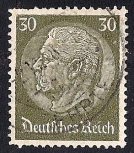 Germany #426 30pf President Paul Von Hindenburg used VF