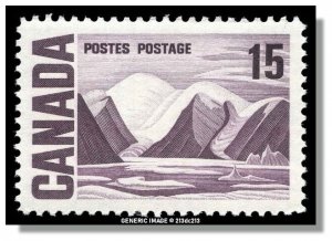 Canada - 463i LF, DEX MNH - Bylot Island, by Lawren Harris (1967) 15¢