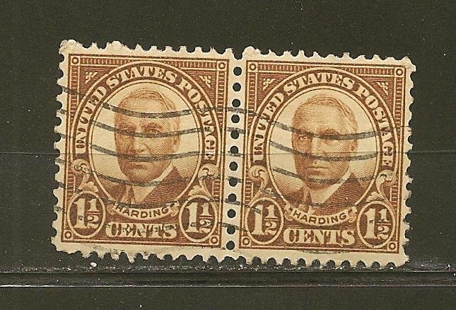 USA 684 Harding Pair Used