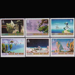 ISLE OF MAN 2016 - Roger Dean Art Set of 6 NH