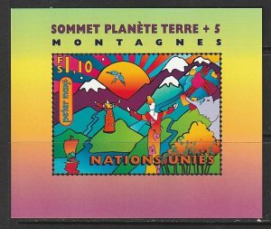 1997 UN-Geneva - Sc 306 - MNH VF - Mini Sheet - Earth Summit