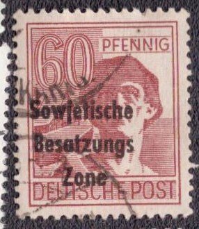 Germany DDR Russian Occupation - 10n14 1948 Used