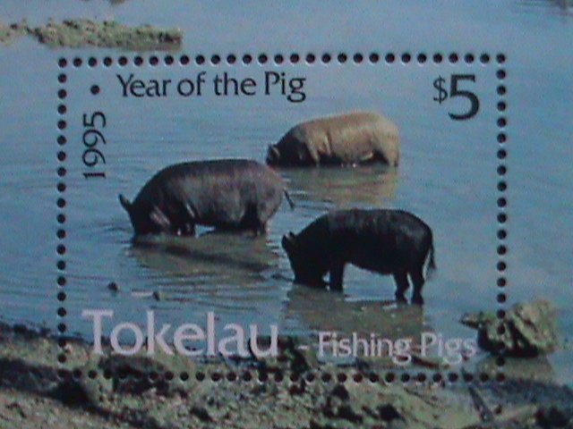 TOKELAU-1995 SC# 203 YEAR OF THE LOVELY BOAR MNH S/S-VF WE SHIP TO WORLD WIDE