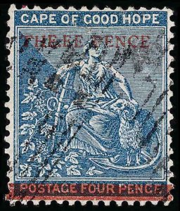 Cape of Good Hope Scott 29a Gibbons 34b Used Stamp