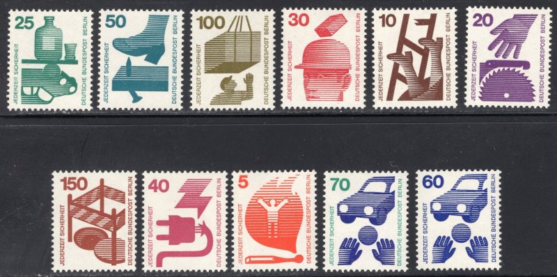 GERMANY SCOTT 9N316-9N325