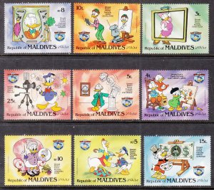 Maldive Islands 1040-1047 Disney's MNH VF