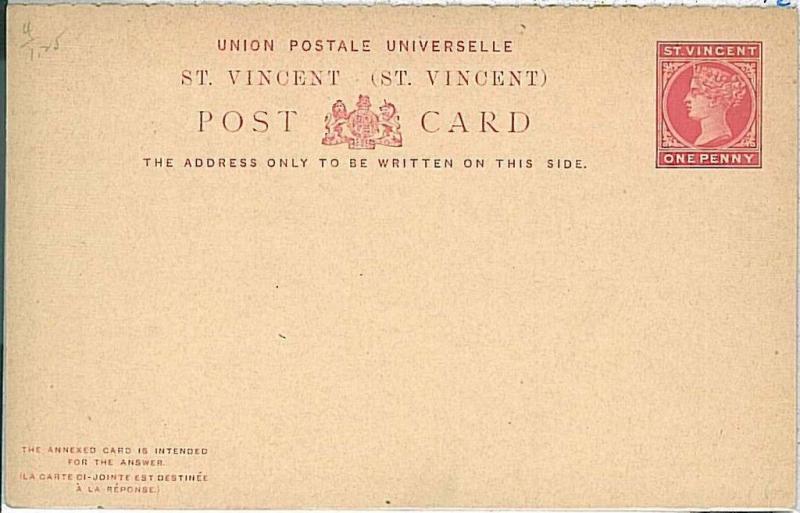 15500  - ST VINCENT - POSTAL STATIONERY Card