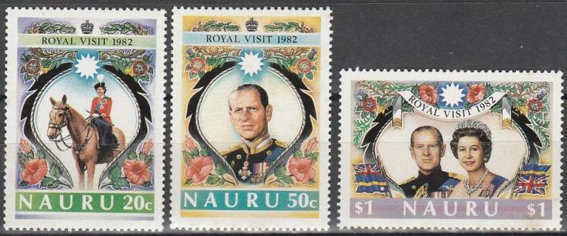 Nauru #257-9  MNH F-VF  (V3649)