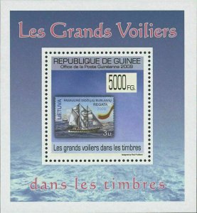 Stamp in a Stamp Tall Ships Lithuania Mini Sov. Sheet MNH