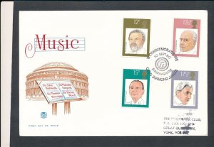 D473652 Great Britain FDC Music Famous People