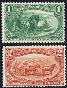 285-86, Mint FVF Lightly Hinged SCV $52.50 - Stuart Katz