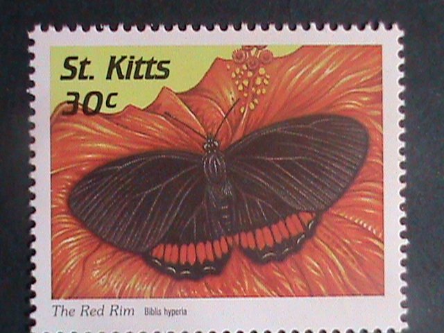 ST.KITTS-1997 SC# 439//50 -COLORFUL BEAUTIFUL LOVELY BUTTERFLY MINT SET VF