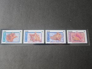 Nevis 1990 Sc 591-594 WWF set MNH