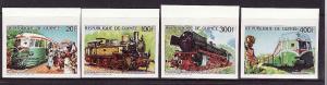 D5-Trains-Locomotives-Guinea-Scott#1001-4-unused NH imperf s