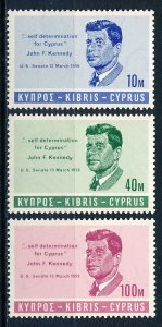 Cyprus #251-253  Set of 3 MH