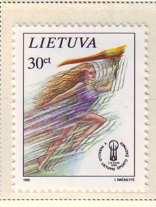 Lithuania Sc 518 1995 World Sports Games stamp mint NH