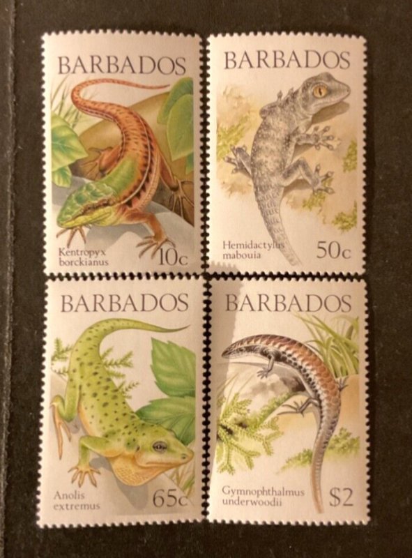 Stamps Barbados Scott #723-6 never hinged