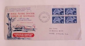 AUSTRALIA  AUTOGRAPH FLYING DOCTOR PILOT OCT 1958 CACHETED TO NEW ZEALAND