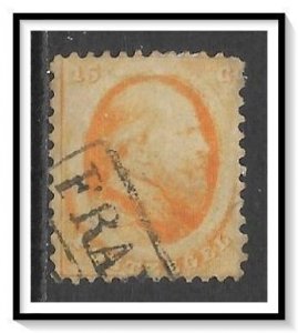 Netherlands #6 King William III Used