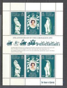 BRITISH ANTARCTIC TERR. Sc# 71 MNH VF SS QEII Penguin & Bull