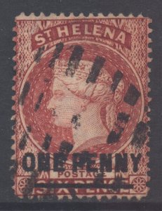 Saint Helena Scott 35 - SG37, 1884 Victoria 1d used