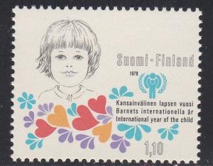 Finland # 614, International Year of the Child, Mint NH, 1/2 Cat.