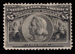 MOMEN: US STAMPS #245 MINT OG H LOT #89632*