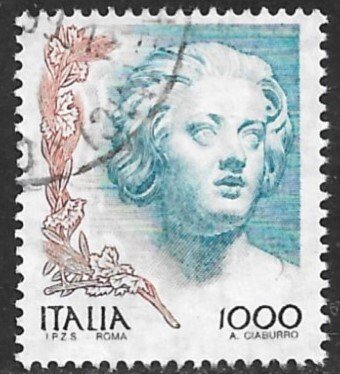 ITALY 1998 1000L Women in Art Issue Sc 2227 VFU