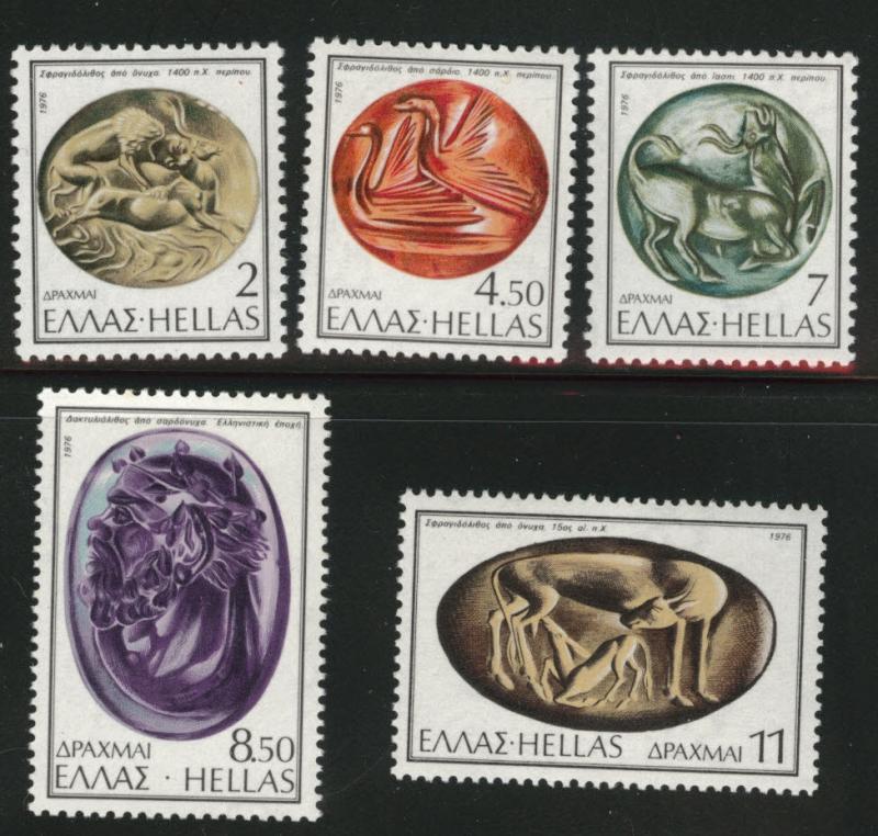 GREECE Scott 1176-1180 MNH** 1976  set