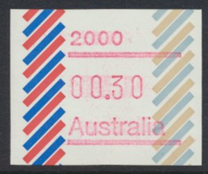 Australia Machine Label  Post Code 2000  Sydney  see details & scan 