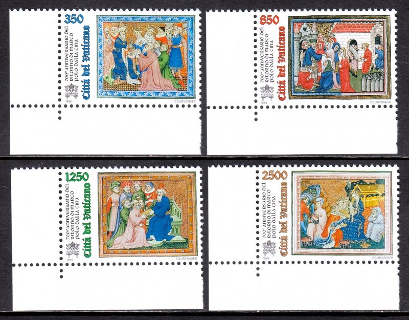 Vatican City - Scott #1004-1007 - MNH - SCV $6.40