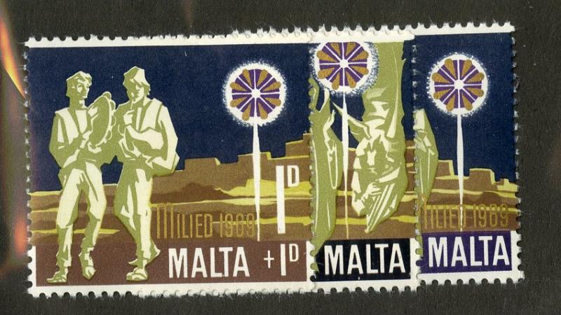 MALTA B2-B3 MNH SCV $.75 BIN $.50