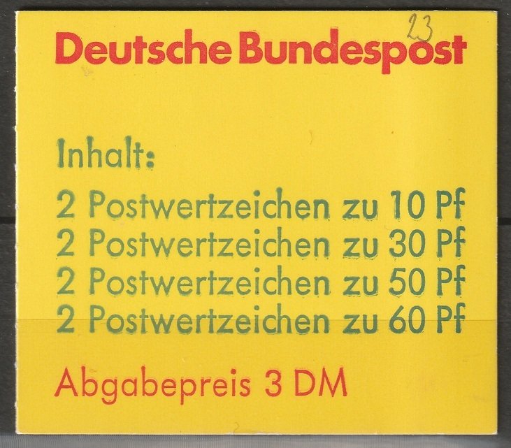 Germany 1980 Sc 1231d booklet MNH**