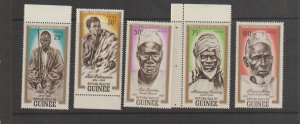 Guinea Scott # 258-262 MNH. 1962 Complete Set