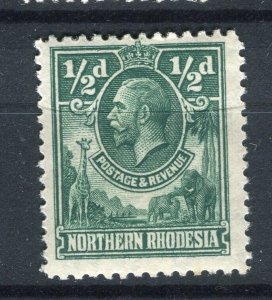 NORTHERN RHODESIA; 1930s early GV pictorial Mint hinged Shade of 1/2d. value