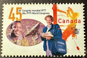 Canada # 1657 World Congress of the P.T.T.I 45c 1997 Mint NH