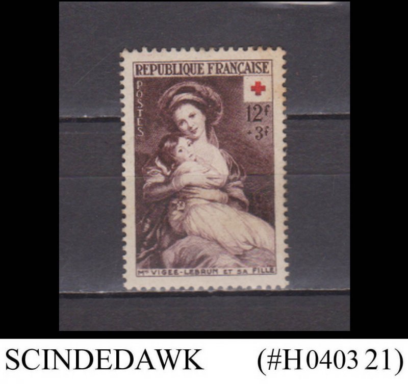 FRANCE - 1953 SURTAX FOR RED CROSS SCOTT#B282 - 1V - MINT HINGED