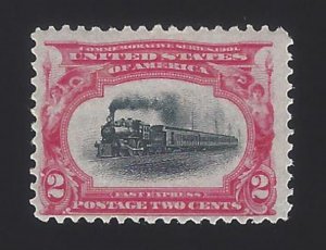 US #295 1901 Carmine & Black Perf 12 MNH F-VF SCV $42.50