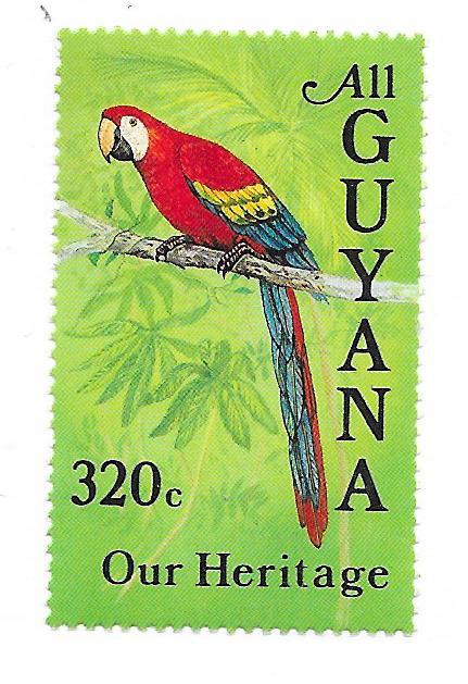 Guyana #931 320c Parrott (MNH) CV $4.25