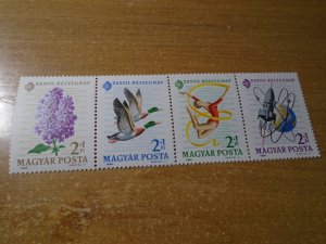 Hungary  #  B242a  MNH   Flowers / Bird