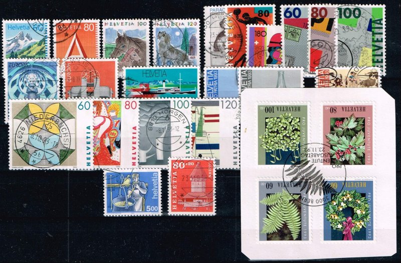 Switzerland 1993,Sc.#928 and more used stamps.